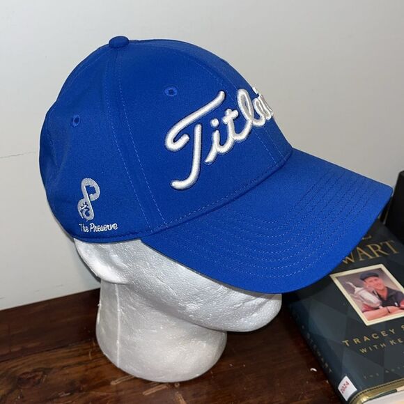 Two (2) Raised Letter Titleist Tour performance Poly/Spandex Golf Hat cap - Picture 7 of 11